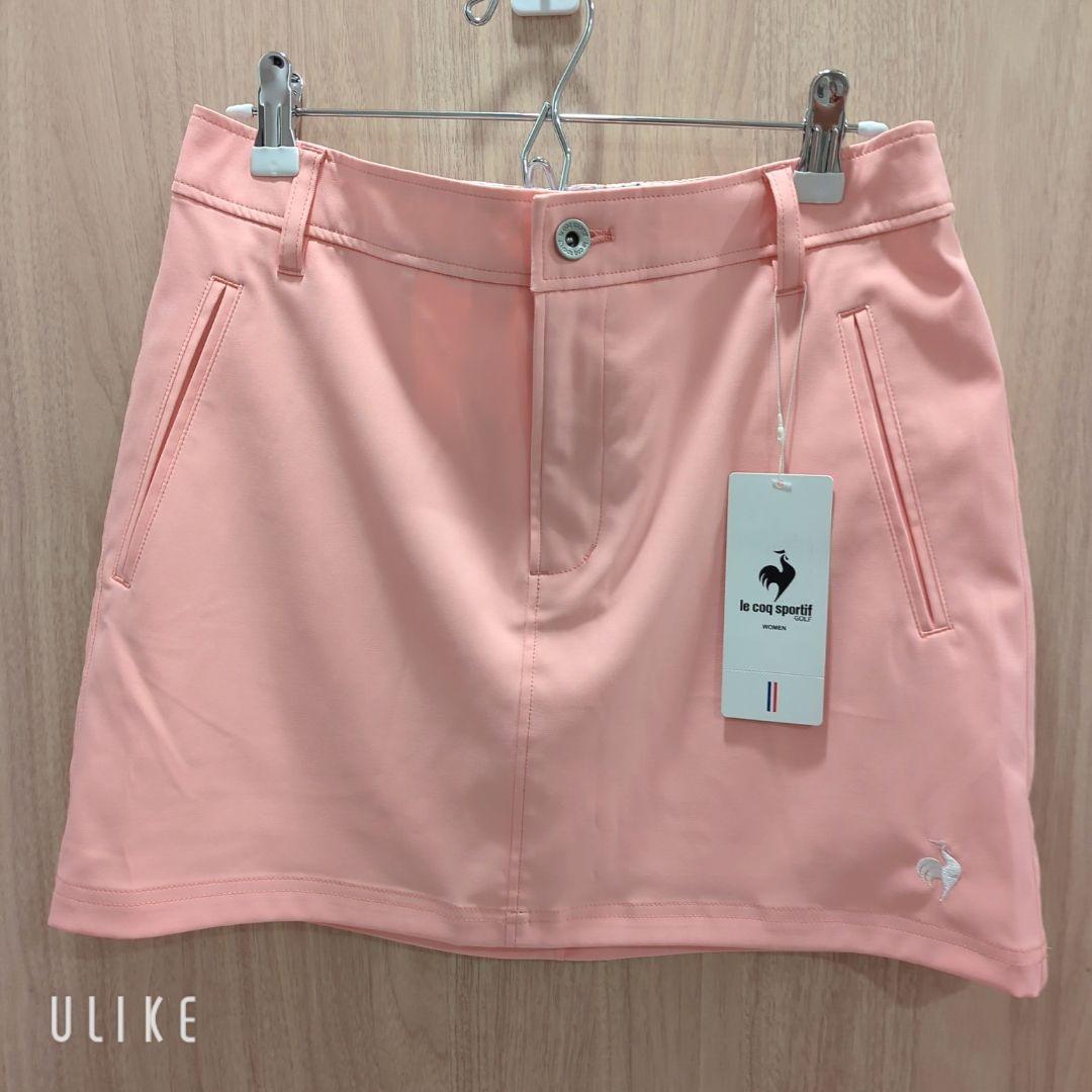 新品✨ルコックゴルフスカート　パステルピンク定価￥10890