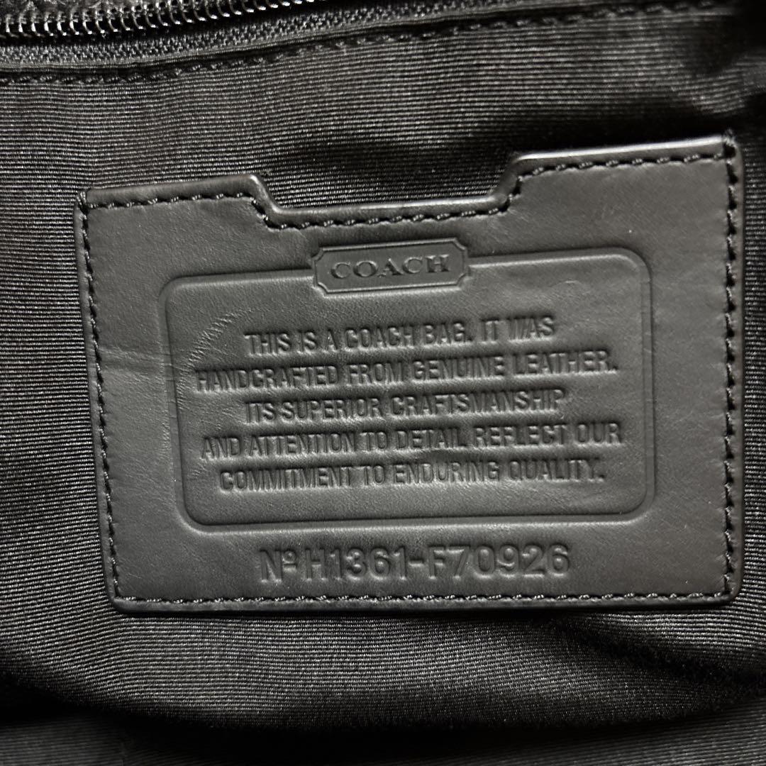 ☆美品 COACH コーチ キャムデン 2WAY ビジネスバッグ ブラック ☆