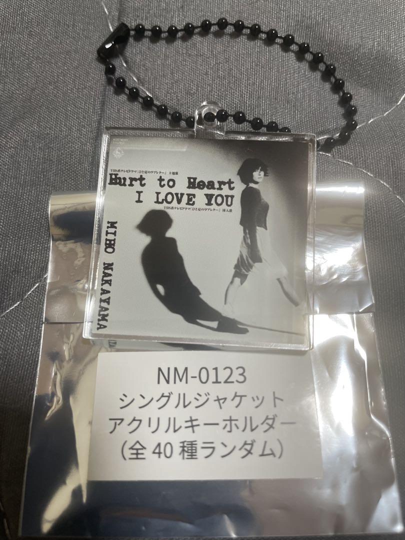 中山美穂 アクリル シングルジャケットキーホルダー Hurt to