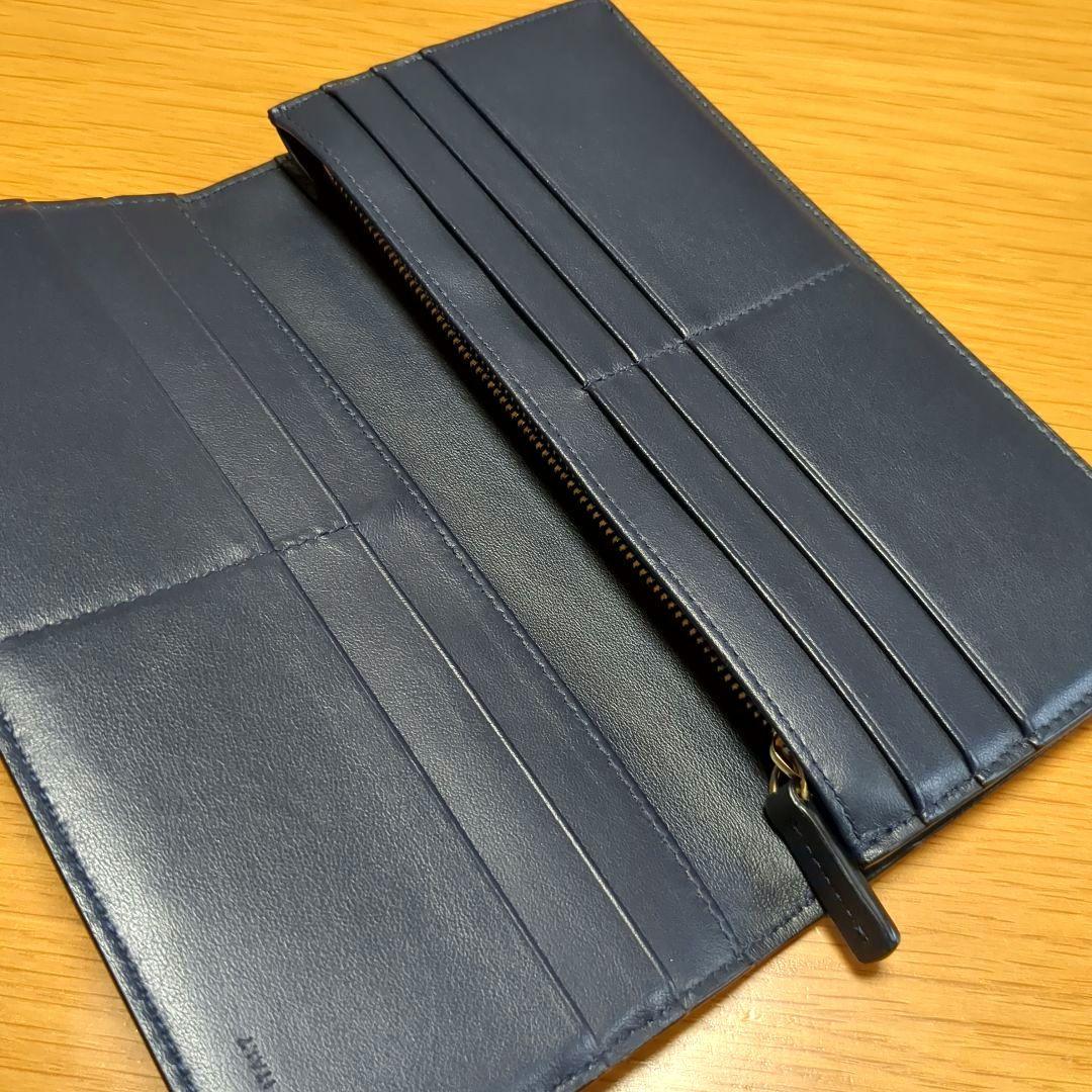 スマイソン パナマ 長財布 小銭入れあり 黒 牛革 送料無料