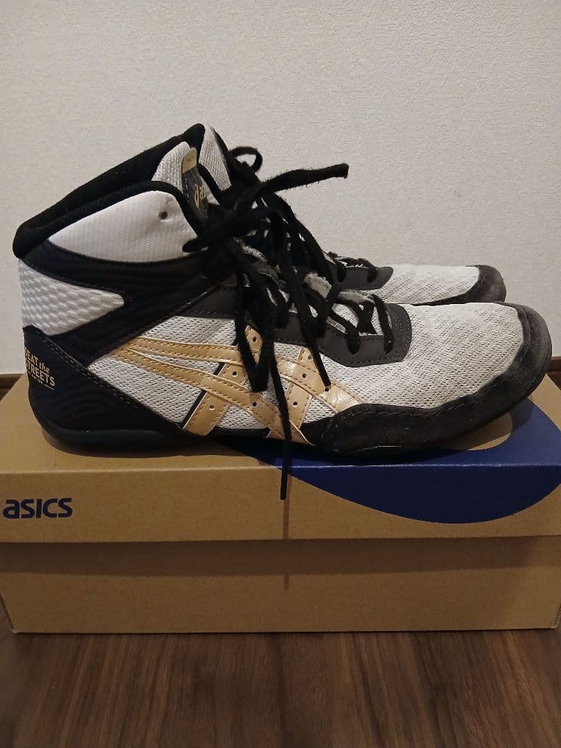 アシックス レスリングシューズ MATFLEX7 WHITE CHAMPAGNE25cm asics