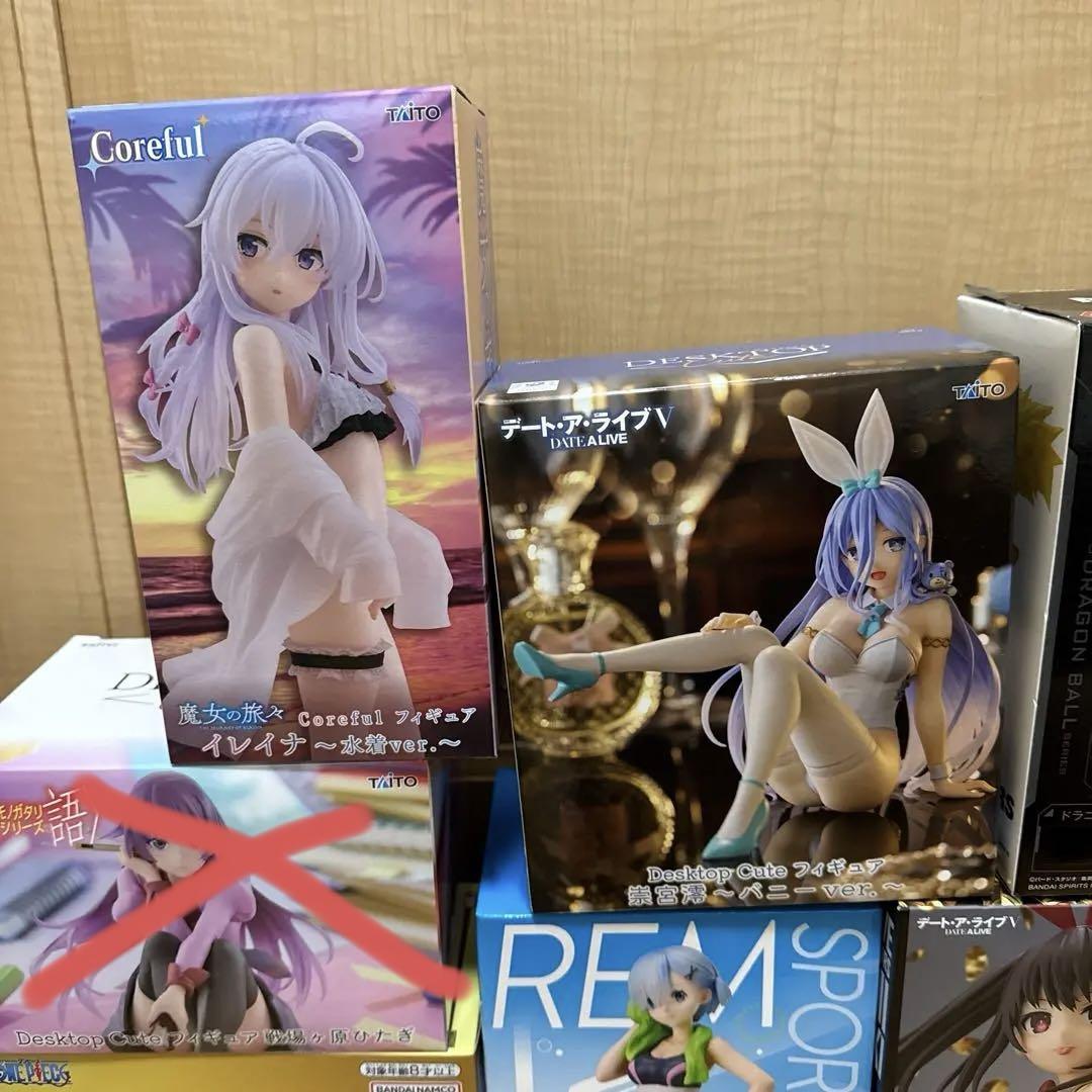 【未開封】美少女フィギュアなど最新プライズフィギュア8種セット売り