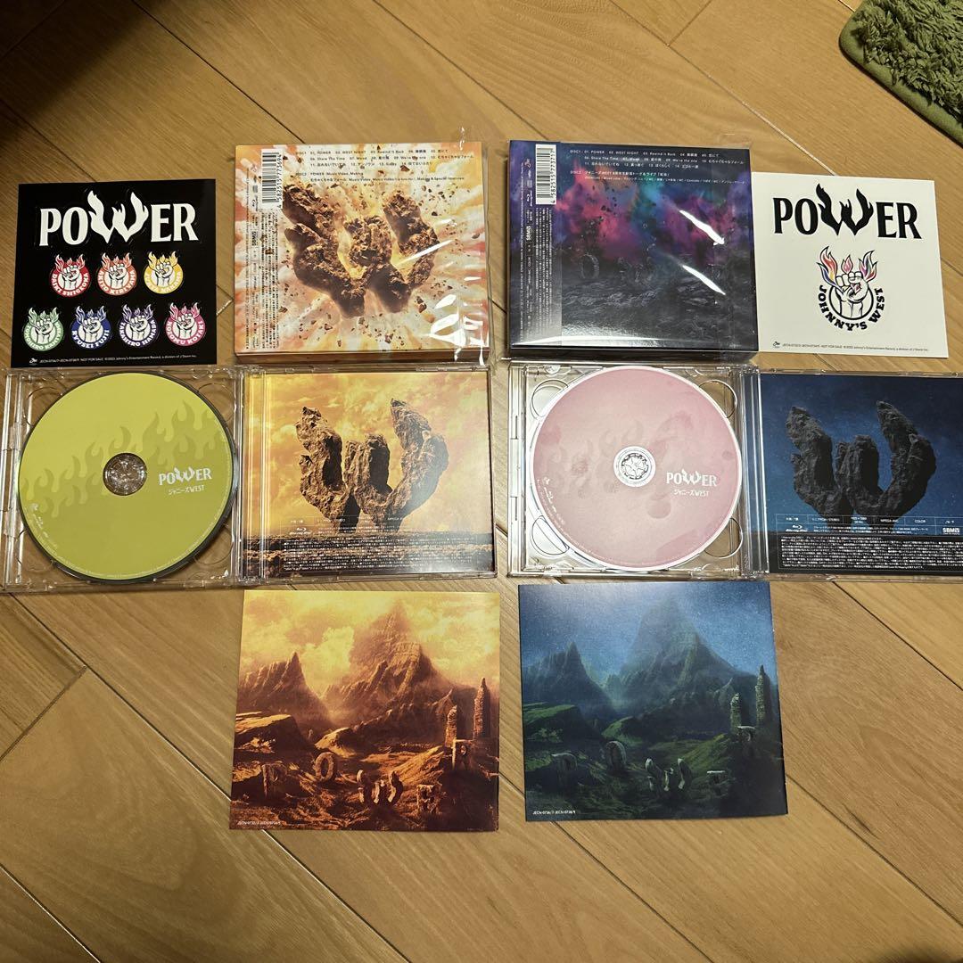 最適な価格 ジャニーズWEST アルバム POWER CD+Blu-ray 初回限定版A B