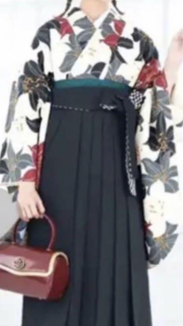 卒業式　袴4点セット　2尺袖