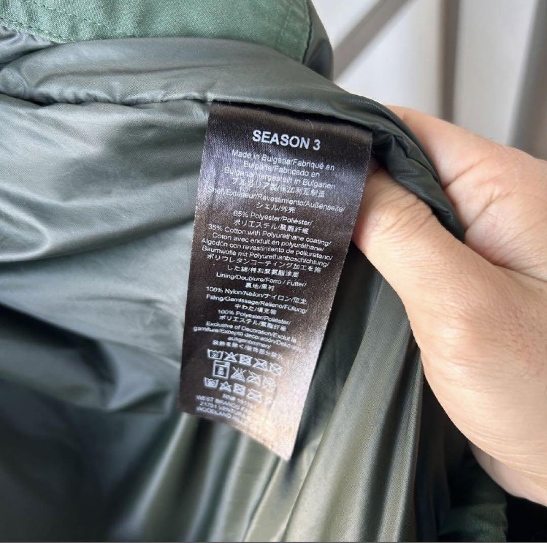 yeezy season3 ナイロンパーカー XSサイズ yeezy season3 ナイロンパーカー XSサイズ - メルカリ