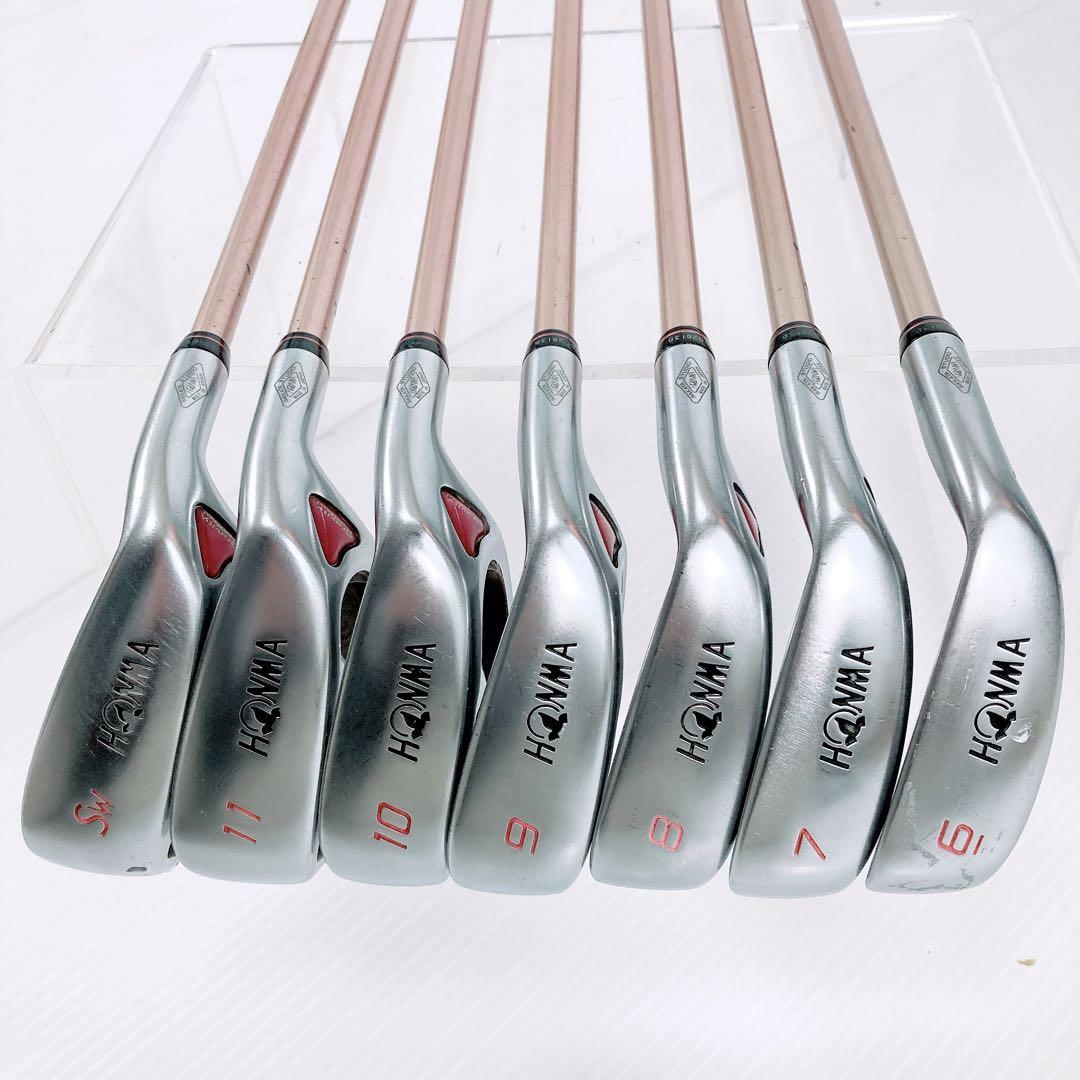 希少 HONMA BERES ホンマ べレス ML502 アイアン7本 2S クラブ