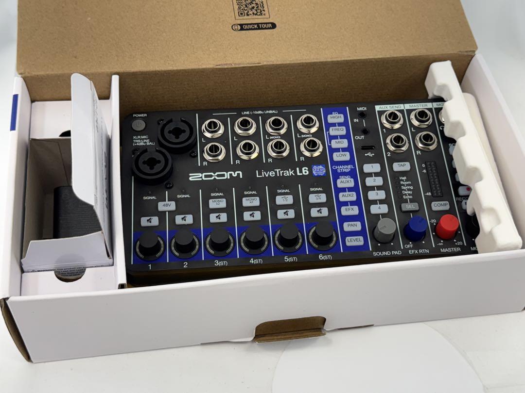美品 ZOOM L6 デジタルミキサーレコーダー ミキサーオーディオ オマケ付