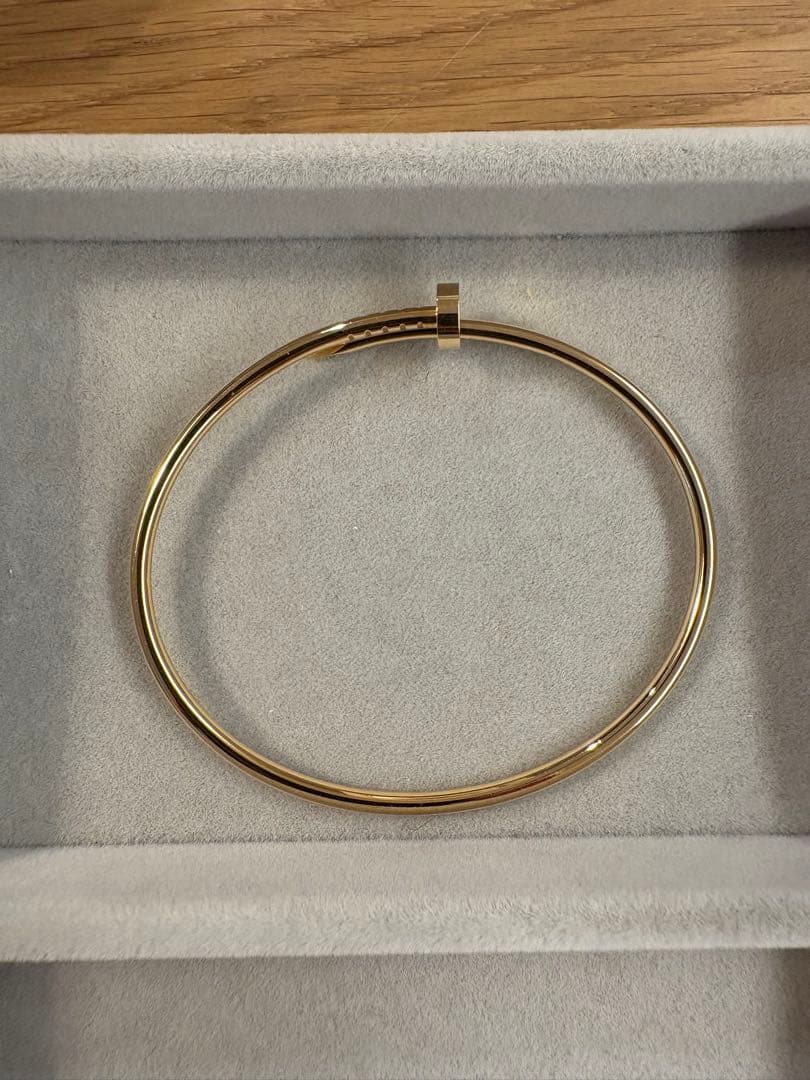 極美品　カルティエ　ジュストアンクル SM 18 YG