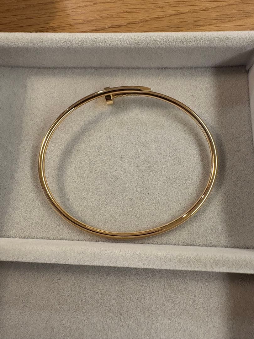 極美品　カルティエ　ジュストアンクル SM 18 YG