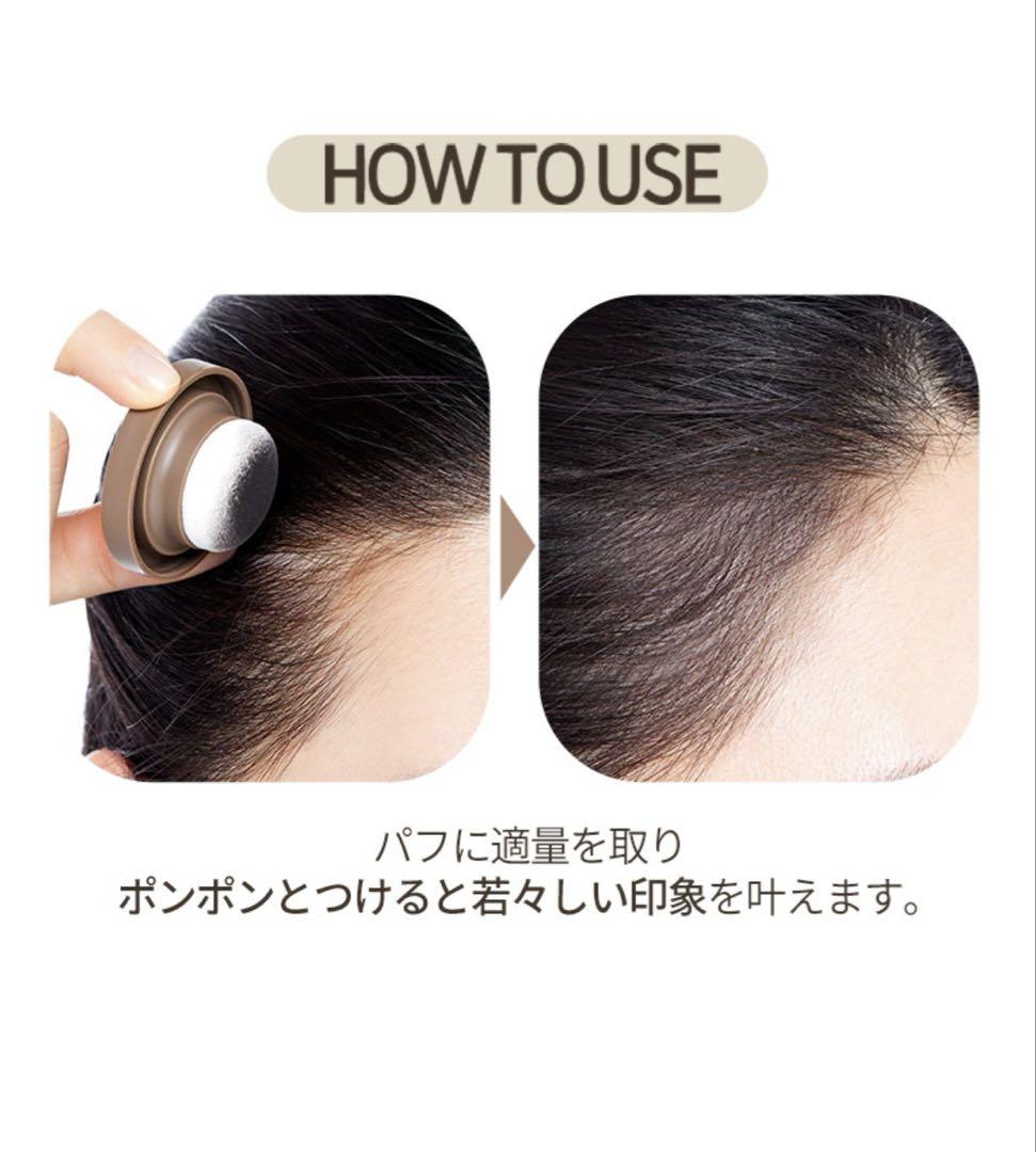 エチュードパンパンヘアシャドウヘアランブラウン01号*4個