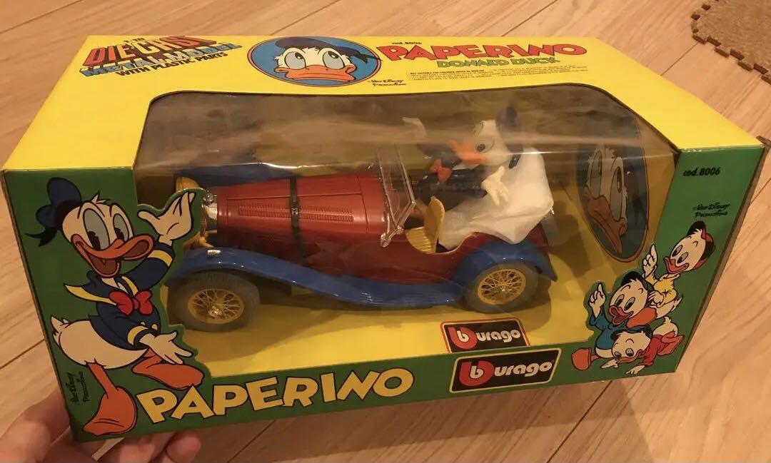 【80s】ヴィンテージ ドナルド レーシング burago ブラゴ ディズニー