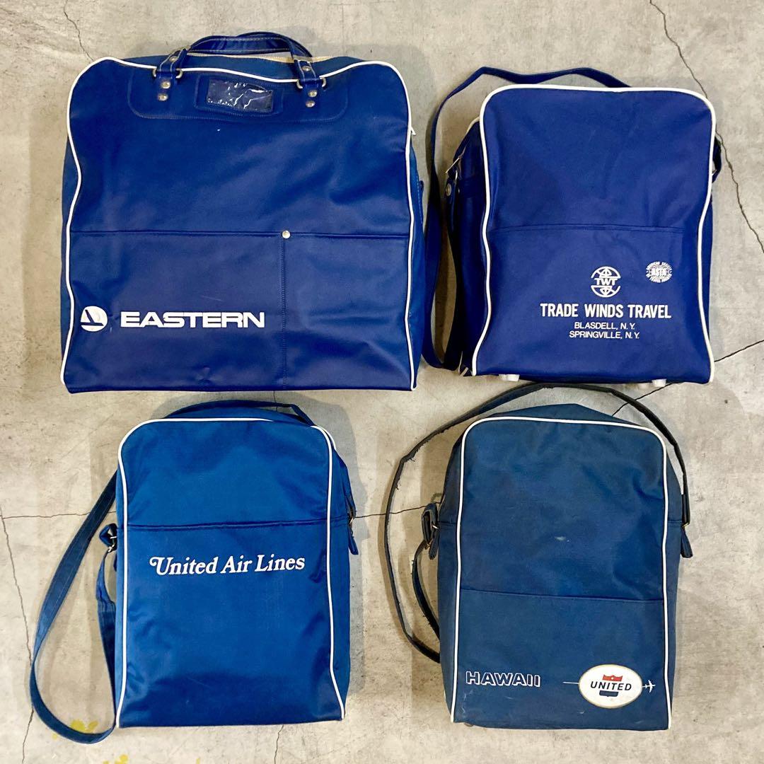 70's USA製 ビンテージ SAS エアライン バック AIR LINE 60's 70's ビンテージ エアライン バッグ まとめ売り vintage