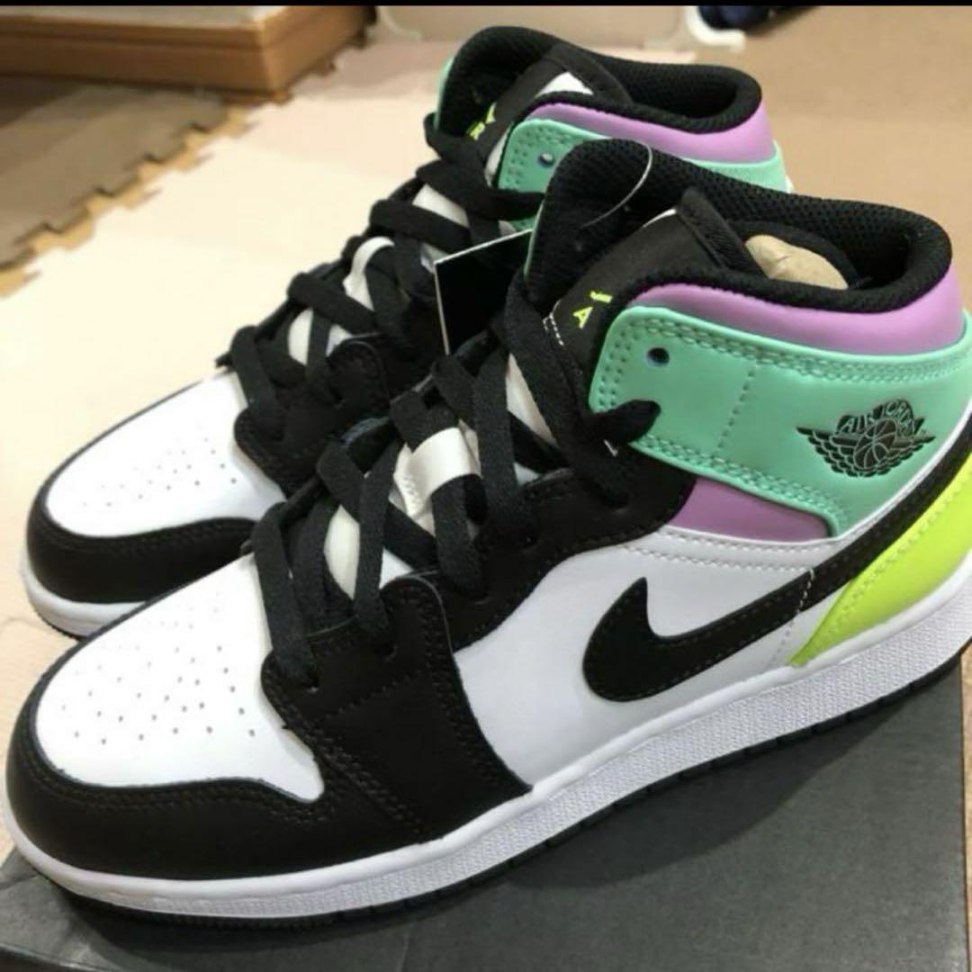 s*a様 新品未使用NIKE JORDAN 1 MID GS エアジョーダン 1