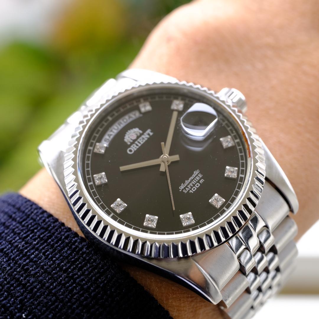 Orient オリエント President EV0J003BY ブラック 美品 Orient オリエント President EV0J003BY ブラック 美品