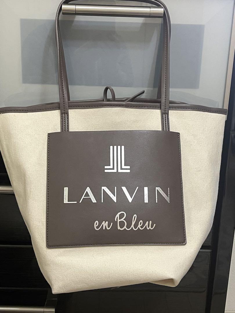 ランバン　ツーウェイ　バック　ポーチ付き　美品 ランバン ツーウェイ バック ポーチ付き 美品