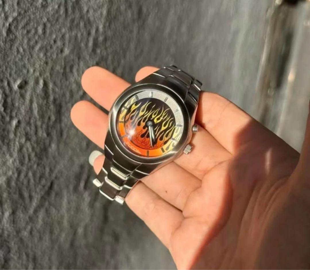 Fossil big tic watch y2k 腕時計