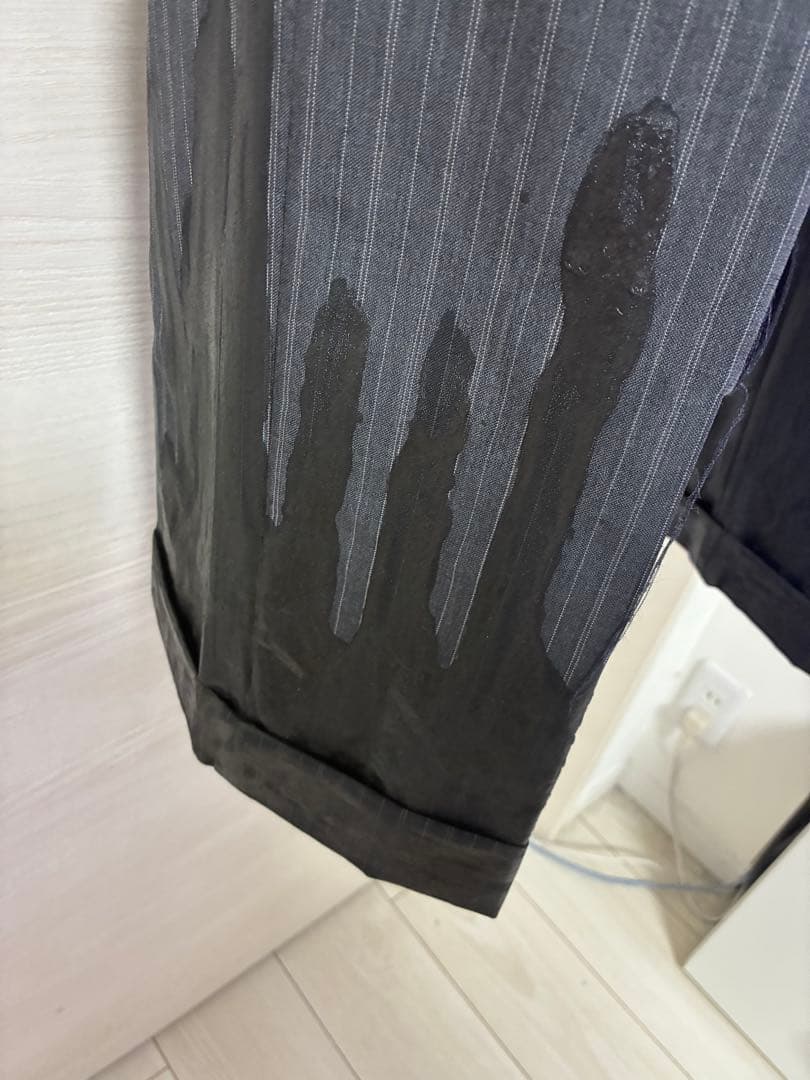 Maison Margiela 21SS ペイントスラックスパンツ