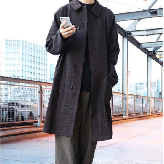多様な NYLON Alan Steven BAL COAT-BOL COLLAR - ステンカラーコート