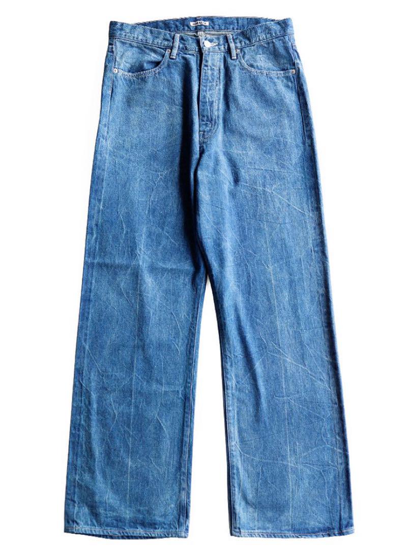 【AURALEE】SELVEDGE FADED LIGHT DENIM