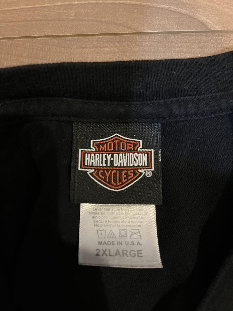 HARLEY-DAVIDSON ハーレーダビッドソン ロンT スカル　骨　2XL