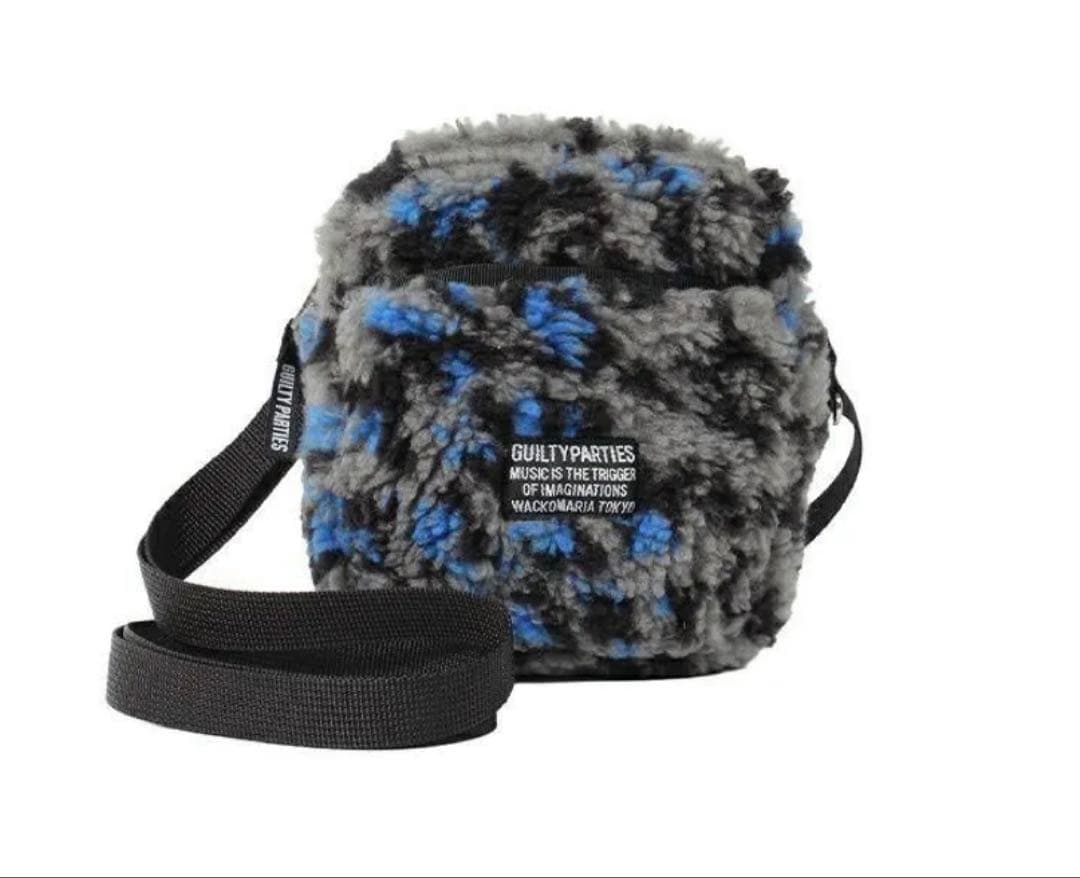 ワコマリア　スピークイージーレオパードボアショルダーミニバッグ 25fw