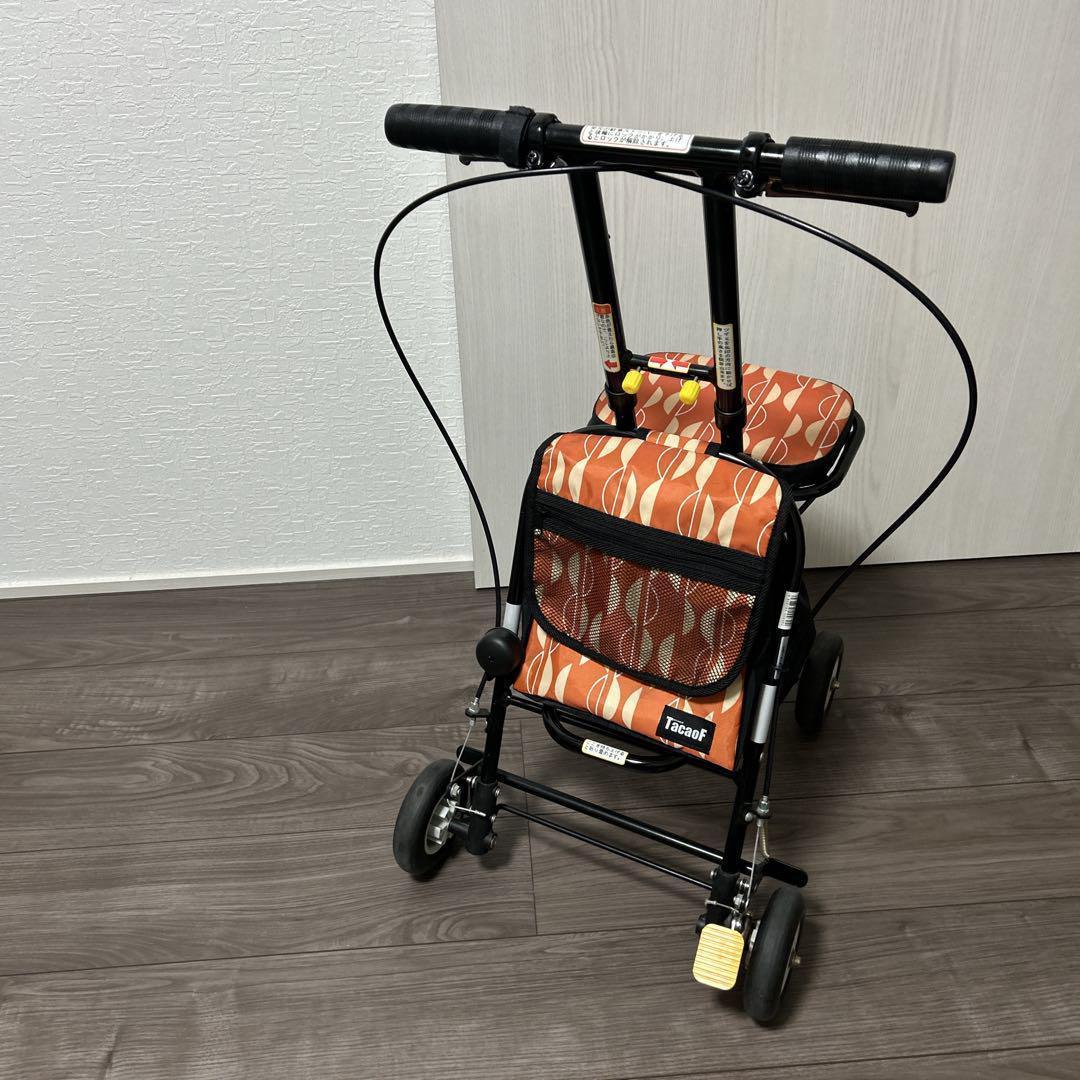 テイコブ 幸和製作所 SLC08 オレンジ シルバーカー プチカⅡ