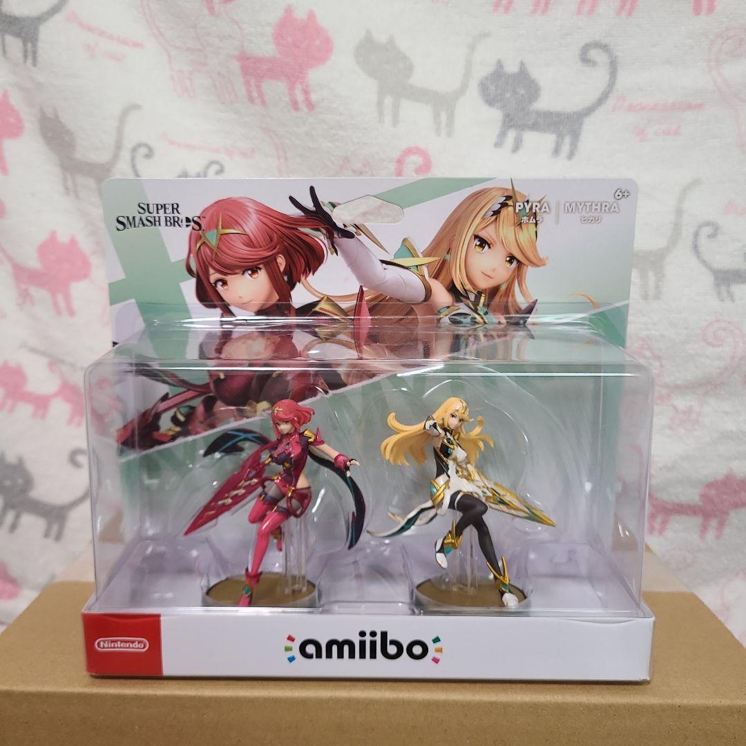 amiibo シュルク　ホムラ　ヒカリ　ノア　ミオ　未開封　スマブラゼノブレイド