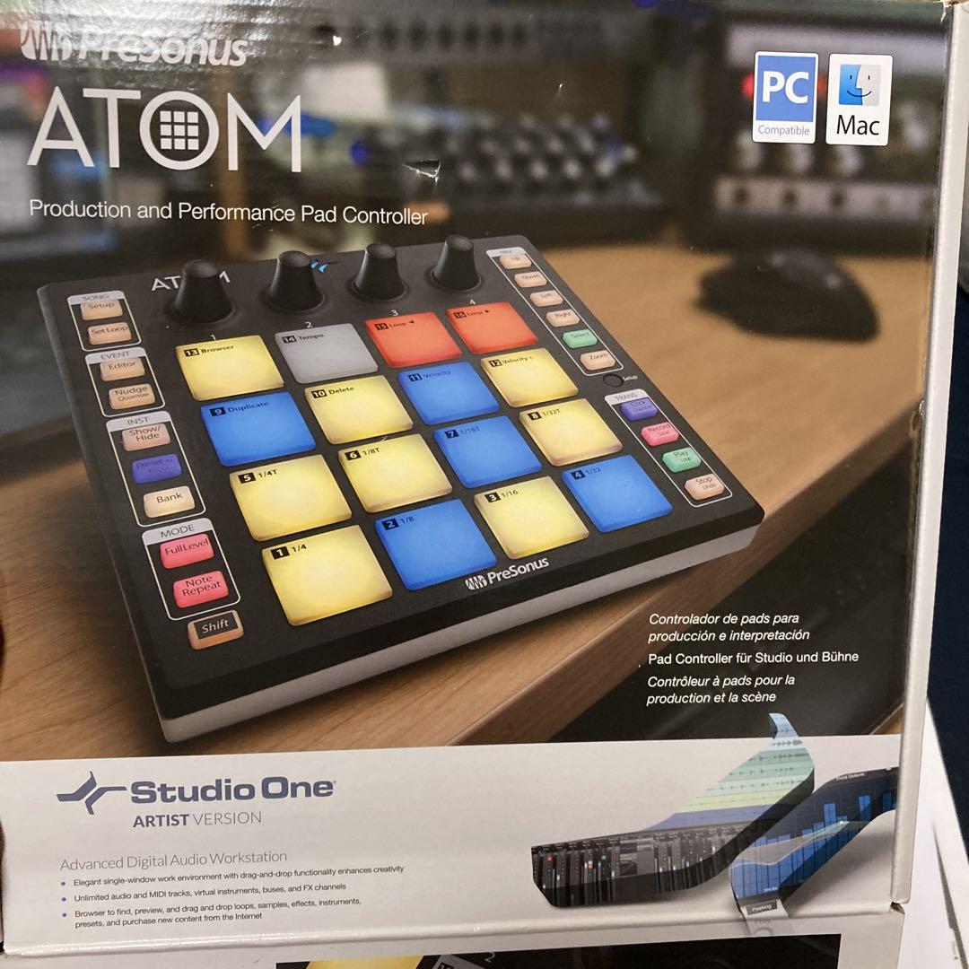 PreSonus ATOM MIDIパッドコントローラー