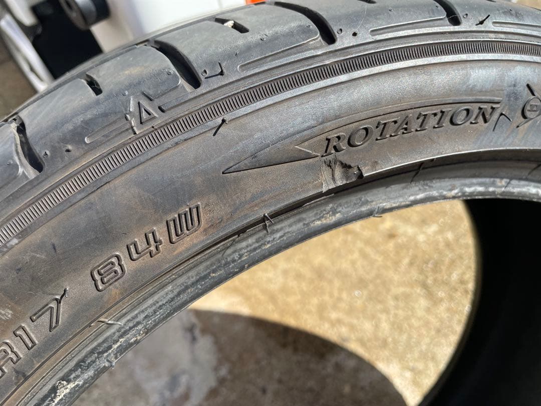 45R17 4本セットやや傷や汚れあり