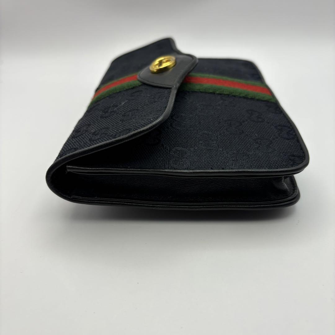 【極美品】グッチ　クラッチバック　インターロッキング　シェリーライン　GG柄