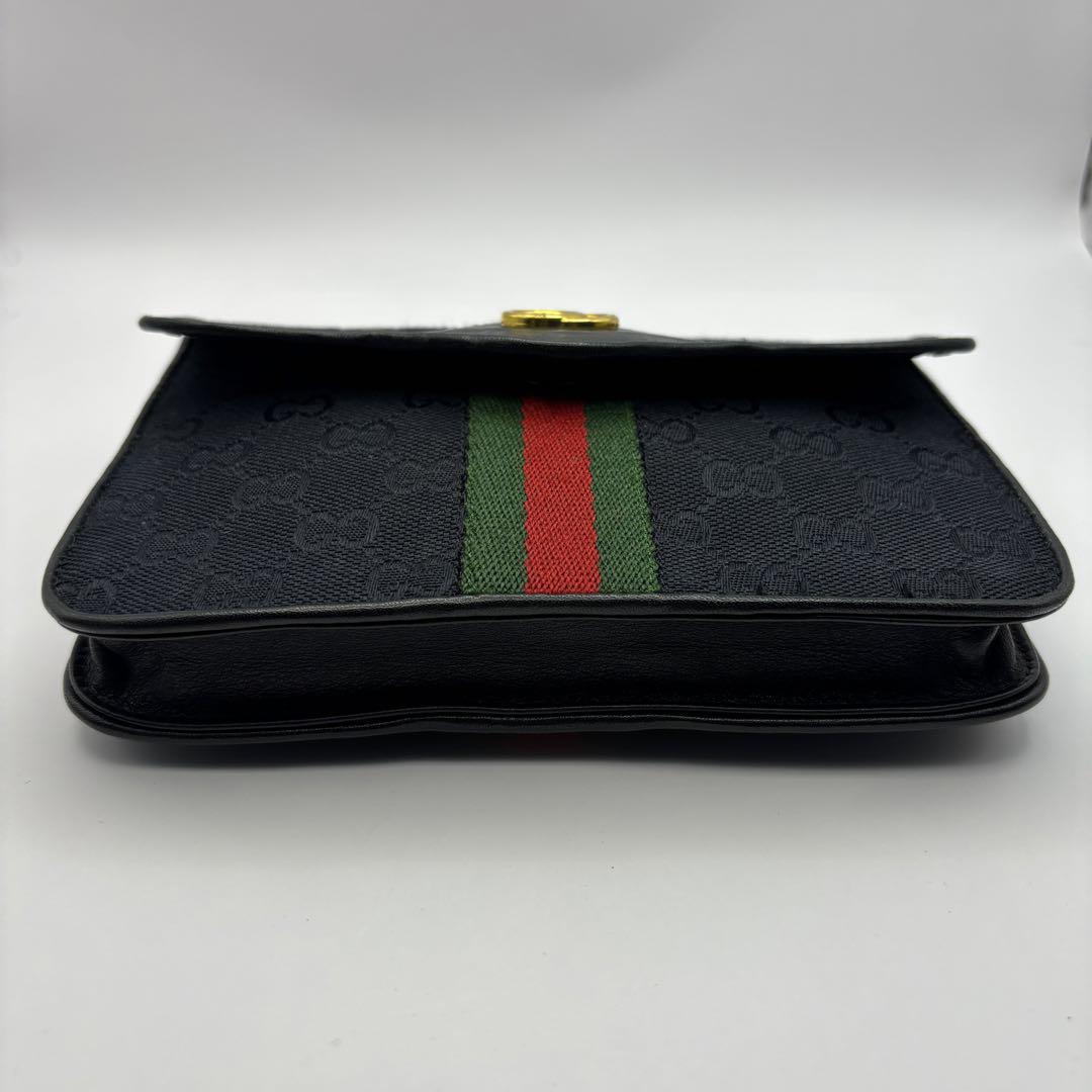 【極美品】グッチ　クラッチバック　インターロッキング　シェリーライン　GG柄