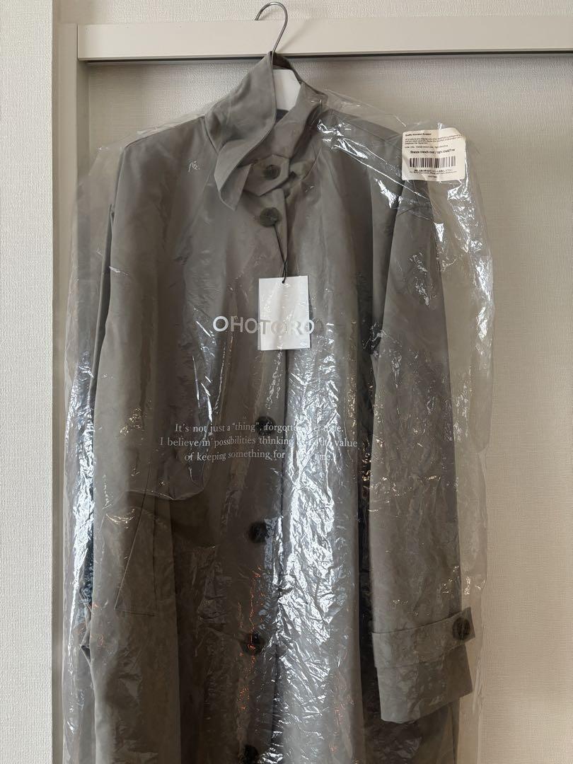 OHOTORO Rustle Trench Coat ライトカーキ