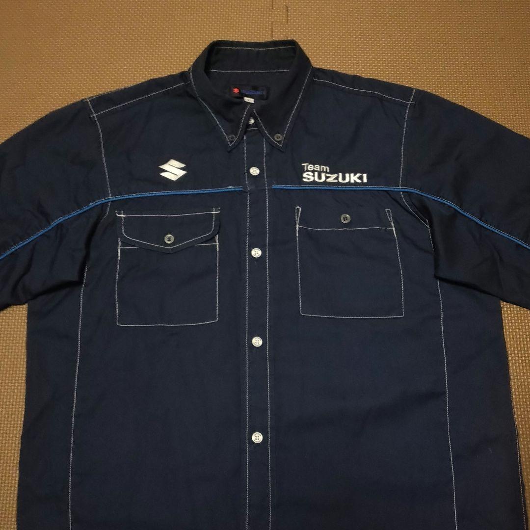 チームスズキ Team SUZUKI レーシング バイク オートバイ シャツ