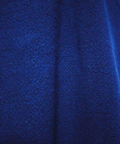 エスニック ワンピース 藍染 手刺繍ワンピース 天然コットン