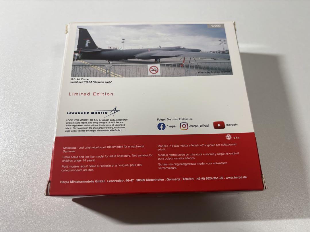 航空機・ヘリコプター herpa U-2 1/200