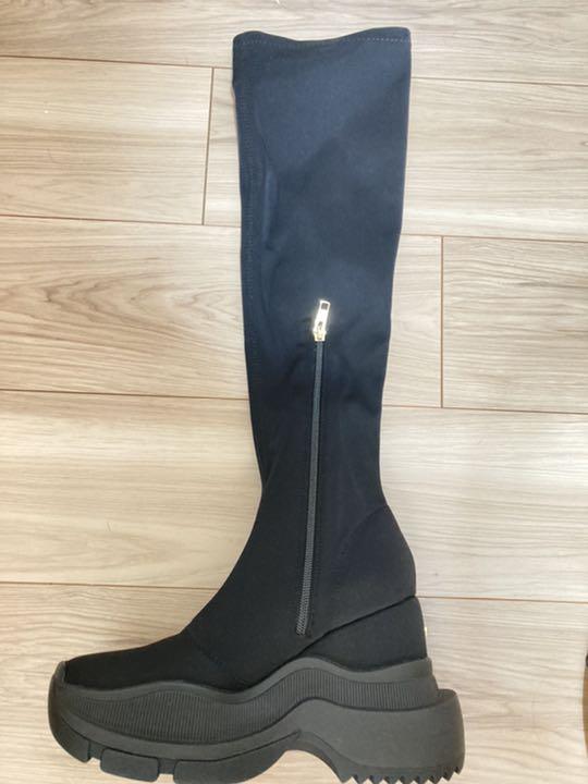 新作大特価 ✨TOKYO BLACK DOUBLE SNEAKER LONG BOOTS✨ U9coN-m93657333493 格安再入荷