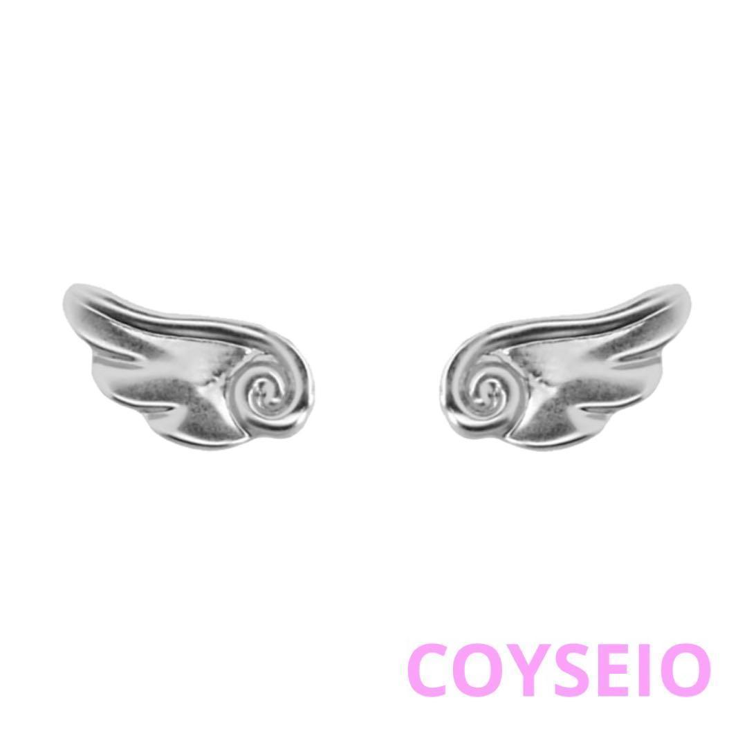 COYSEIO WING EARRING SILVER ピアス