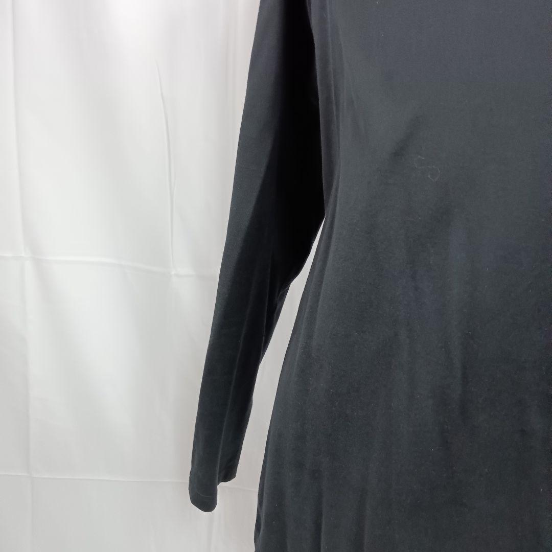 美品　Y-3 ワイスリー　長袖カットソー　ロンT　黒　バックロゴ　XLサイズ