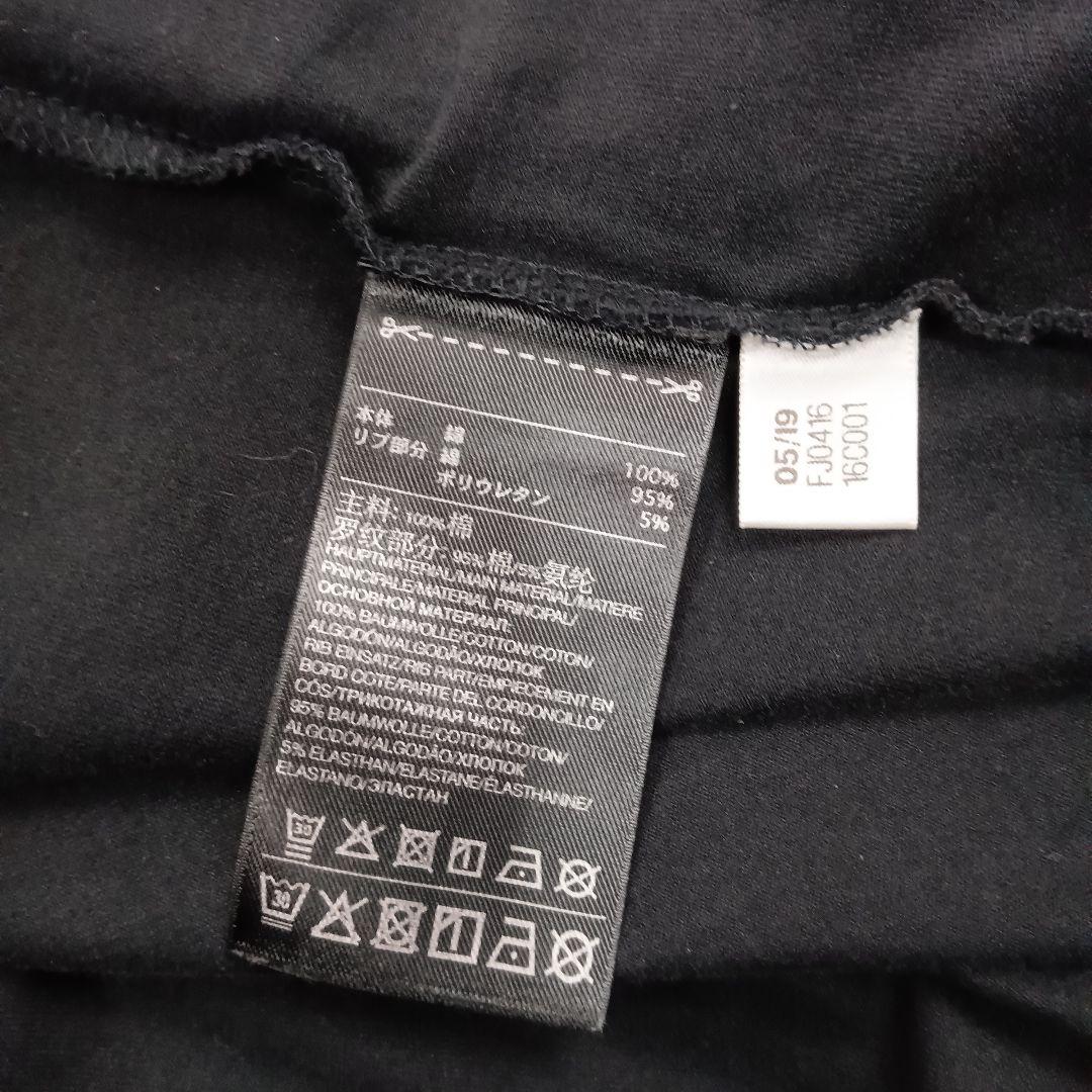 美品　Y-3 ワイスリー　長袖カットソー　ロンT　黒　バックロゴ　XLサイズ