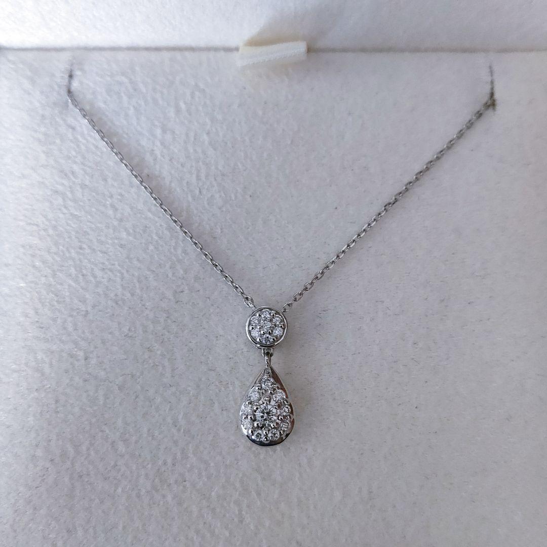 有名な高級ブランド 美品❗️ヴァンドーム青山❣️ D0.14CT プラチナ ...