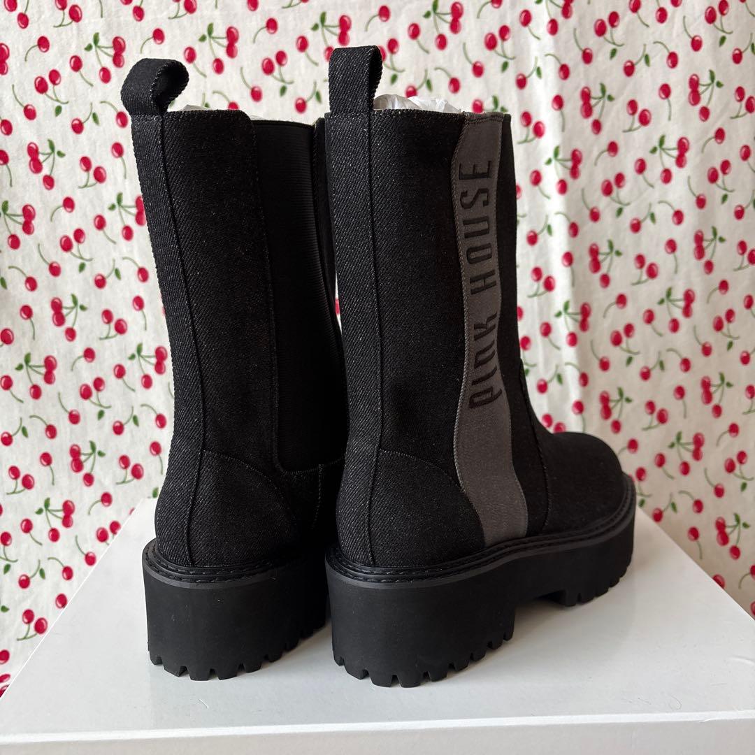 ピンクハウス 2024 デニムブーツ4L(未使用品) ピンクハウス 2024 デニムブーツ4L(未使用品)