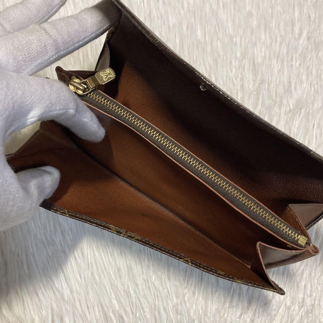 今週特別価格　美品　LOUIS VUITTON ヴィトン　長財布　モノグラム　茶