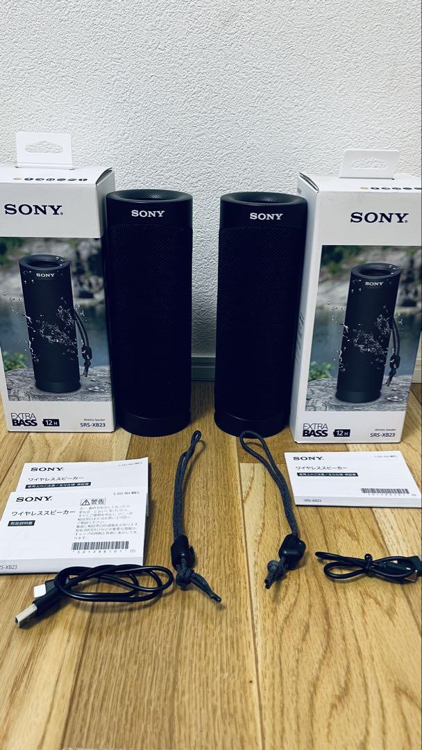 SONY Bluetoothスピーカー SRS-XB23（2台セット） - メルカリ