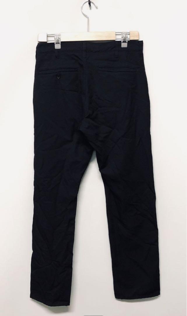 BLACK COMME des GARCONS テーパードパンツ 縮絨 ブラック
