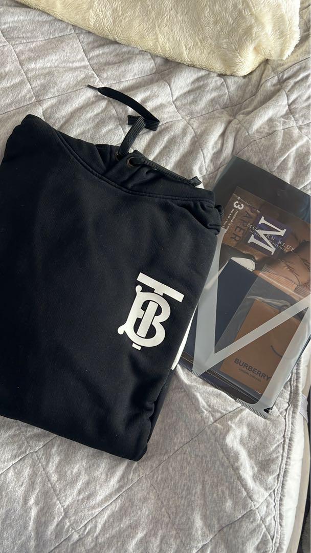 BURBERRY ブラック フード付き スウェット XL