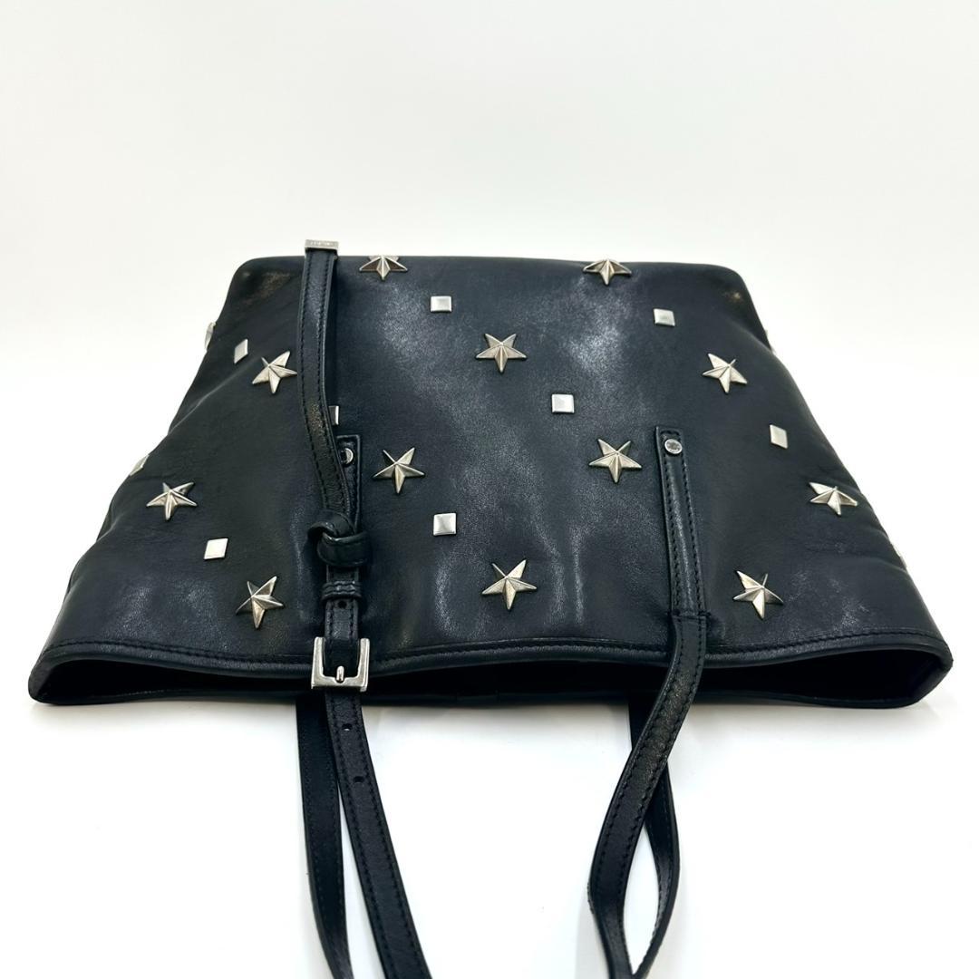 JIMMY CHOO ジミーチュウ サシャ トートバッグ ハンドバッグ スタッズ