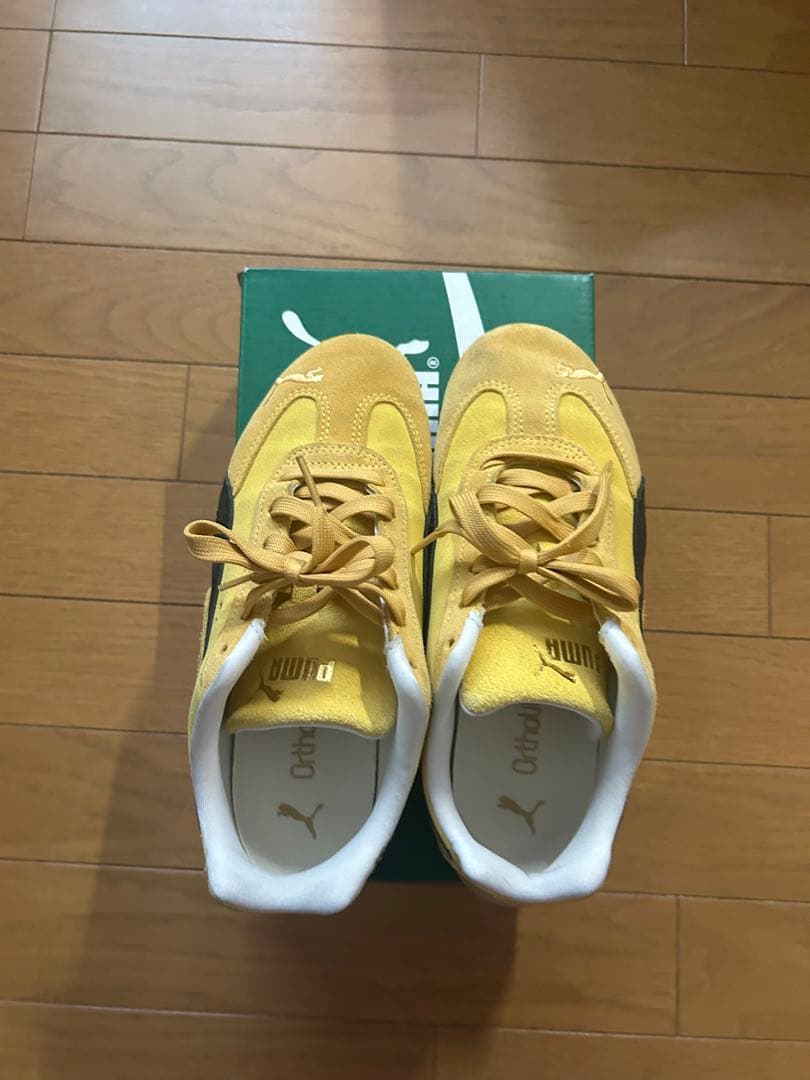 値下げ交渉⭕️PUMA スピードキャット イエロー スニーカー 値下げ交渉⭕️PUMA スピードキャット イエロー スニーカー