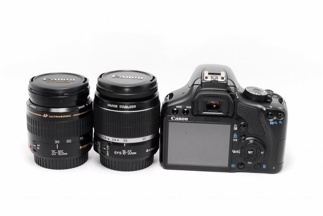 ⭐︎初めてに最適☀EOS Kiss X2★標準&ズームの2本セット ⭐︎初めてに最適☀EOS Kiss X2★標準&ズームの2本セット