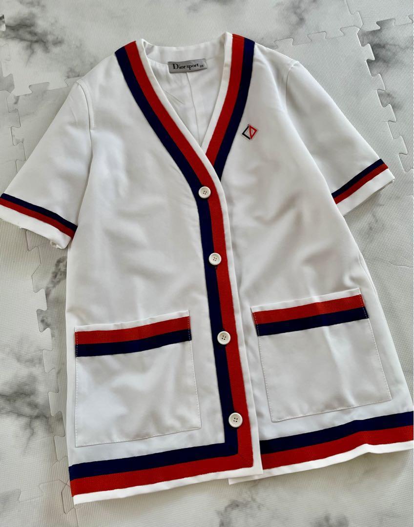 Dior sport】配色パイピングクリケット半袖カーディガン - メルカリ