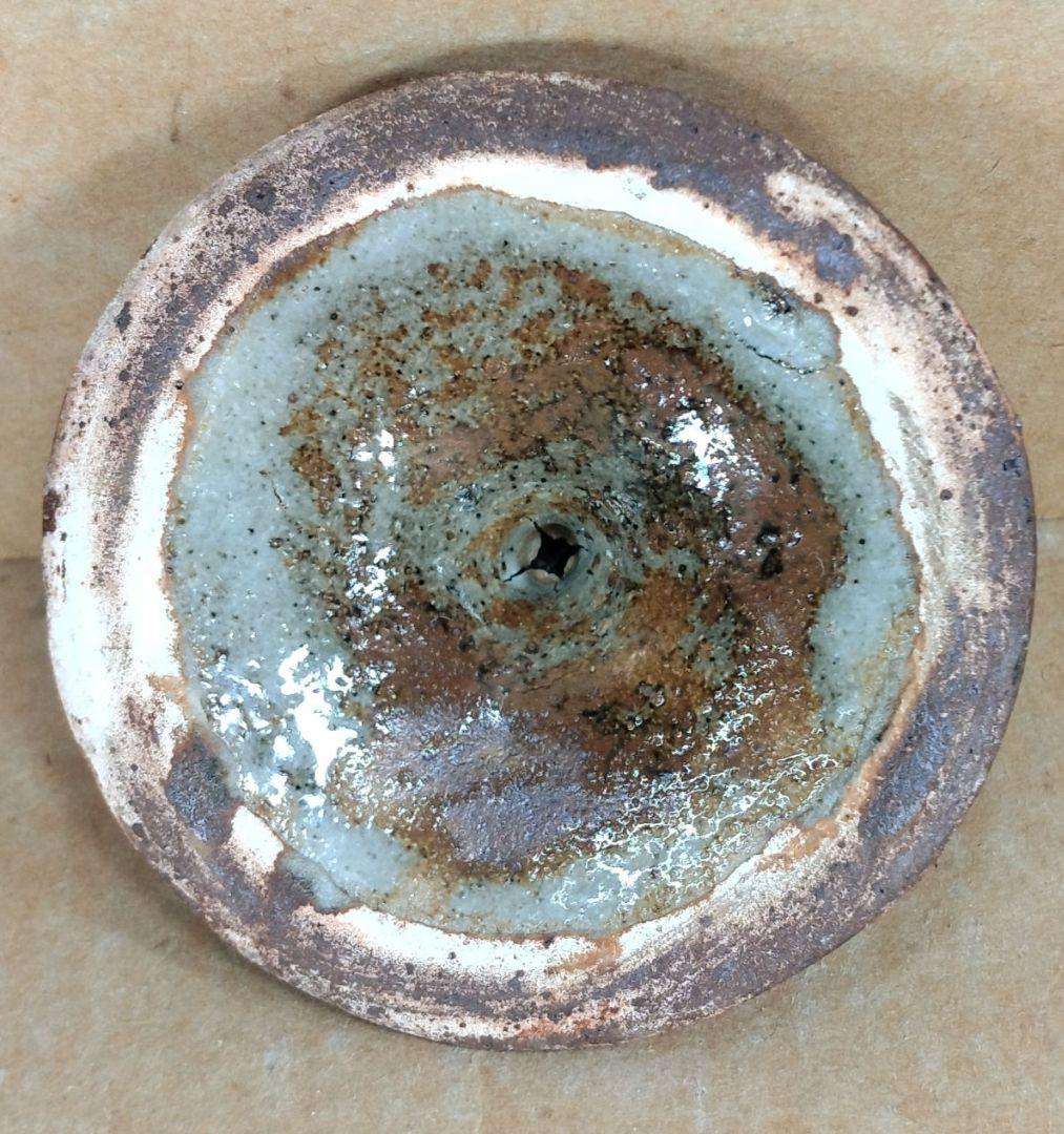 本物保証】金城次郎 魚紋香合 共箱 栞 人間国宝 壷屋焼 壺屋焼